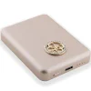 Guess MagSafe 4G Strassed Metal Logo indukciós powerbank 15W 5000mAh - arany thumbnail