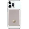 Guess MagSafe 4G Strassed Metal Logo indukciós powerbank 5W 3000mAh - arany thumbnail