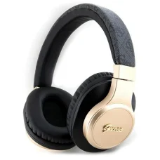 Guess Bluetooth slúchadlá na uši GUBH604GEMK čierna/čierna 4G Script