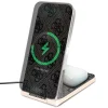 Guess 4G minta MagSafe összecsukható 2 az 1-ben 15W induktív töltő - barna - 5