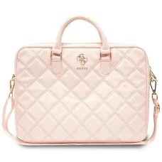 Guess Quilted 4G 16" laptop táska - rózsaszín
