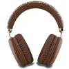Guess GCube Metallic Script Logo bezdrôtové Bluetooth slúchadlá - hnedé thumbnail
