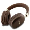 Guess GCube Metallic Script Logo bezdrôtové Bluetooth slúchadlá - hnedé thumbnail