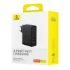Baseus GaN5 Pro GaN hálózati töltő 2x USB-C / USB-A 160W - fekete + USB-C - USB-C 240W kábel - fekete thumbnail