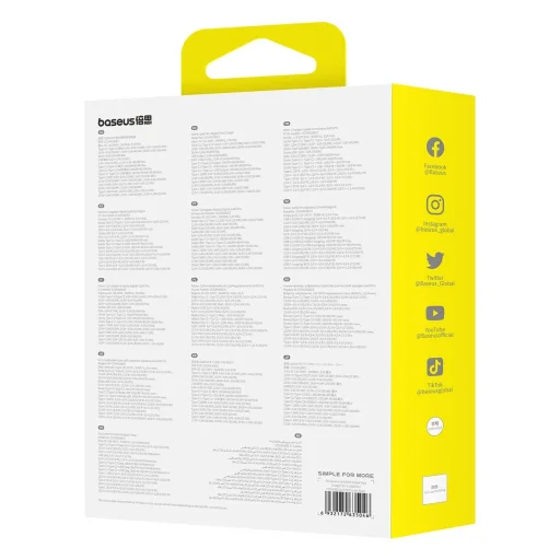 Baseus GaN5 Pro GaN hálózati töltő 2x USB-C / USB-A 160W - fekete + USB-C - USB-C 240W kábel - fekete - 6