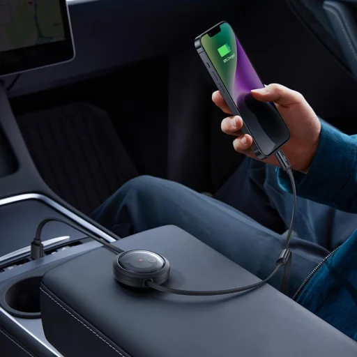 Baseus Free2Draw Gyors Töltőkábel 3 az 1-ben, USB to micro USB + USB-C + Lightning, 3.5A, 1.1m (fehér) - 8