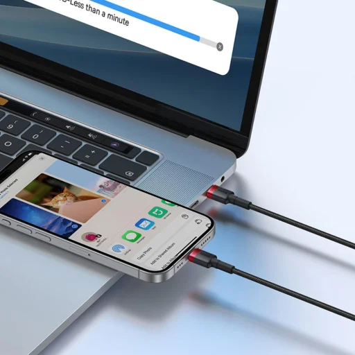 Baseus Cafule USB-C - USB-C 100W, 1m, 2db kábel (Piros Fekete, Szürke Fekete) - 10