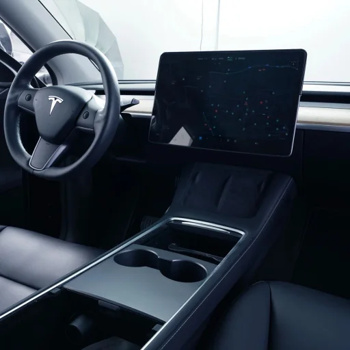 Baseus T-Space Series autós rendszerező Tesla Model 3 / Y számára - szürke - 14