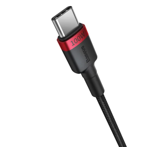 Baseus Cafule USB-C - USB-C 100W, 1m, 2db kábel (Piros Fekete, Szürke Fekete) - 3