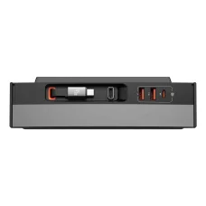 Baseus T-Space Series USB HUB Tesla Model 3 / Y beépített 45W USB C kábellel - Fekete