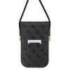 Guess PU 4G Fém Logós Feliratos kézitáska Fekete thumbnail