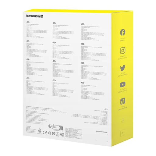 Hub Baseus T-Space USB-C Lightning kábellel Tesla-hoz (fekete) - 8