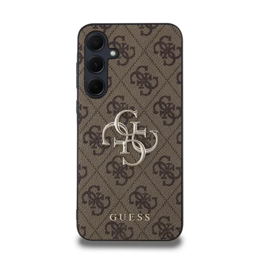 Guess PU 4G Metal Logo tok Samsung Galaxy A35 5G-hez Barna - 2