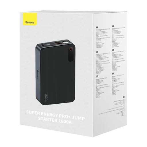 Baseus Super Energy PRO Autó Jump Starter, 1600A, USB (fekete) - 9