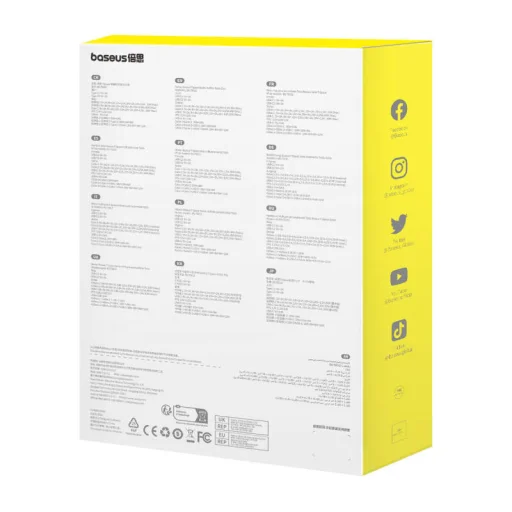 Hub Baseus T-Space USB-C to USB-C kábelekkel Tesla autókhoz (fekete) - 8