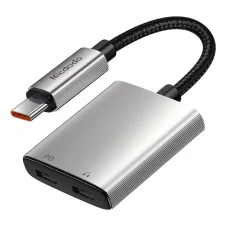 2 az 1-ben Audio Adapter Mcdodo CA-5570 2 az 1-ben USB-C - 2x USB-C átalakító kábel