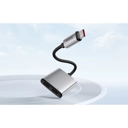 2 az 1-ben Audio Adapter Mcdodo CA-5570 2 az 1-ben USB-C - 2x USB-C átalakító kábel - 4