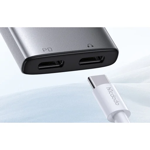 2 az 1-ben Audio Adapter Mcdodo CA-5570 2 az 1-ben USB-C - 2x USB-C átalakító kábel - 5