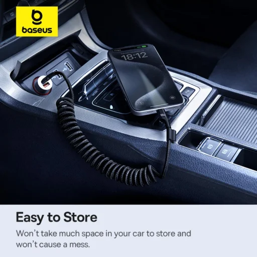 Baseus Fish-Eye 100W USB-C - USB-C gyors töltőkábel, 1m (fekete) - 6