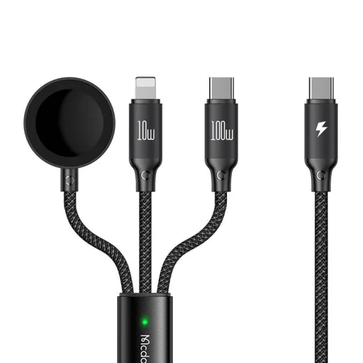 USB-C 3in1 kábel Mcdodo CA-4940 USB-C, Lightning, Apple Watch - 1