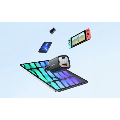 Hálózati töltő McDodo CH-1701 33W kijelzővel (fekete) - 7