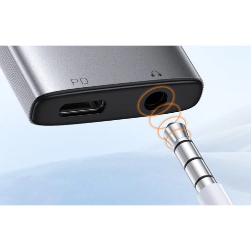 2 az 1-ben Audio Adapter Mcdodo CA-5550 Lightning to Lightning + DC 3.5mm átalakító kábel - 3