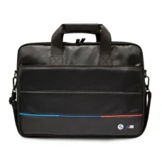 BMW Carbon Tricolor laptop táska 16" - fekete