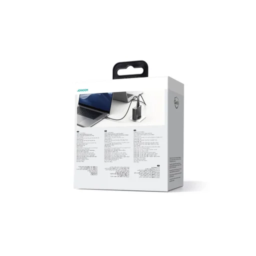 GaN töltő UK Joyroom JR-TCG05UK 140W 3x USB-C USB-A + USB-C / USB-C kábel 240W 1,2m - 6