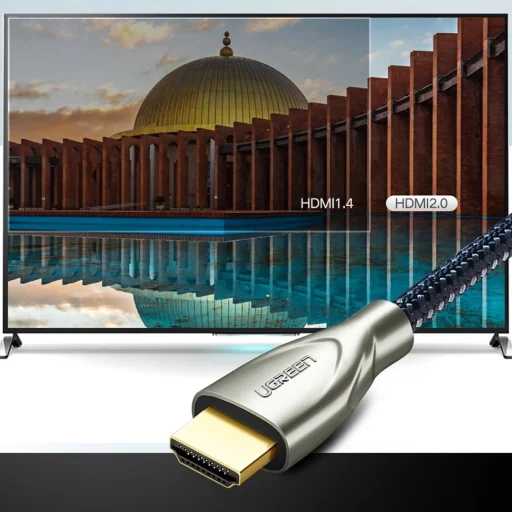 Ugreen HDMI kábel 2.0 4K 60Hz 1m szürke (HD131) - 3