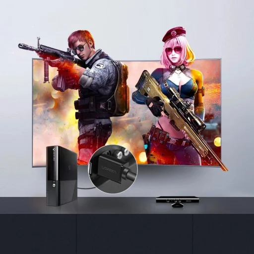 Ugreen kábel HDMI kábel 4K 30 Hz 3D 18 10 m fekete (HD104 10110) - 9