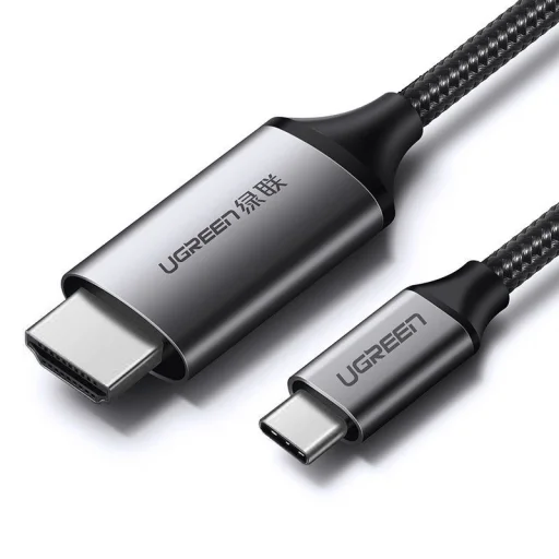 Ugreen kábel HDMI kábel - USB Type C 4K 60 Hz 1,5 m fekete-szürke (MM142 50570) - 1