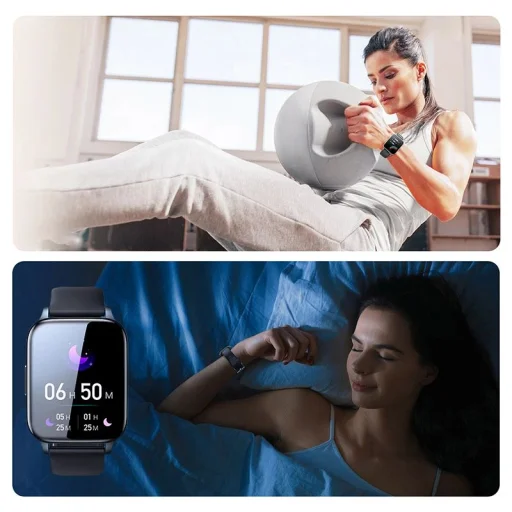 Joyroom Fit-Life JR-FT3 okosóra 1.83" kijelzővel / Bluetooth 5.1 / IP68 védelem - szürke - 8
