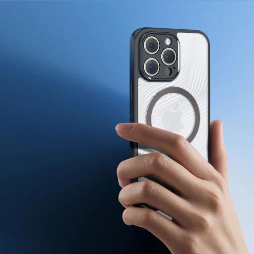 Dux Ducis Aimo Mag iPhone 14 Pro kompatibilis tok MagSafe - fekete - 5