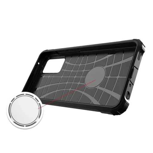 Hybrid Armor Case Tough Rugged tok Samsung Galaxy A72 4G ezüst - 6