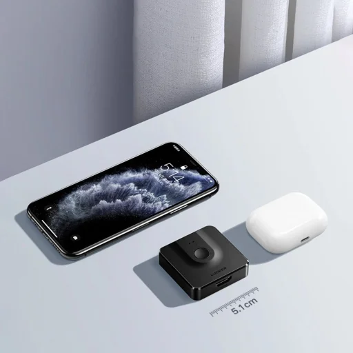 Ugreen switch HDMI splitter switch - 2x HDMI 4K 60Hz fekete (CM217) - 19