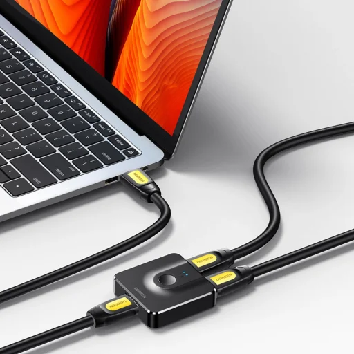 Ugreen switch HDMI splitter switch - 2x HDMI 4K 60Hz fekete (CM217) - 6