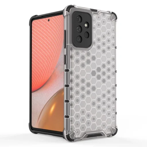 Honeycomb Case armor tok TPU ütközővel Samsung Galaxy A72 4G átlátszó - 2