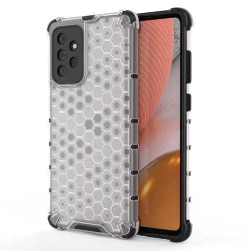 Honeycomb Case armor tok TPU ütközővel Samsung Galaxy A72 4G átlátszó - 1