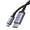 Baseus High Definition Series USB-C to DisplayPort 1.4 8K 60Hz egyirányú kábel 1.5m - Fekete thumbnail