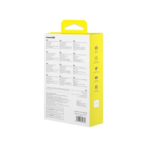 Baseus High Definition Series USB-C to DisplayPort 1.4 8K 60Hz egyirányú kábel 1.5m - Fekete - 6