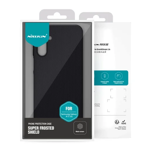 Nillkin Super Frosted Shield tok Samsung Galaxy A15 5G hard cover - fekete - 5