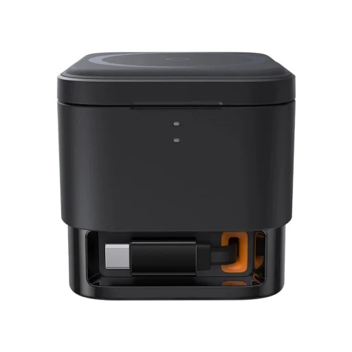 Baseus BS-W531 MagSafe / Qi USB-C 20W vezeték nélküli töltő - fekete - 3