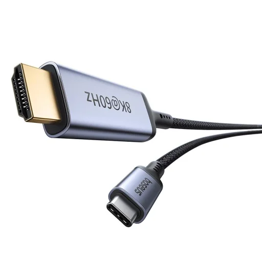 Baseus BS-OH064 8K 60Hz USB-C - HDMI kábel 1,5m - fekete - 2