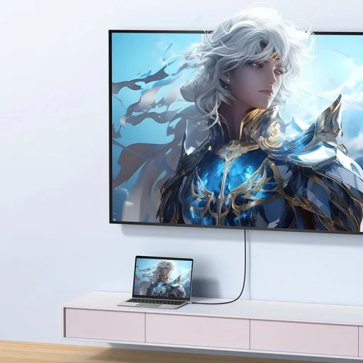 Baseus BS-OH064 8K 60Hz USB-C - HDMI kábel 1,5m - fekete - 8