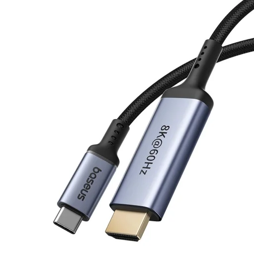 Baseus BS-OH064 8K 60Hz USB-C - HDMI kábel 1,5m - fekete - 4