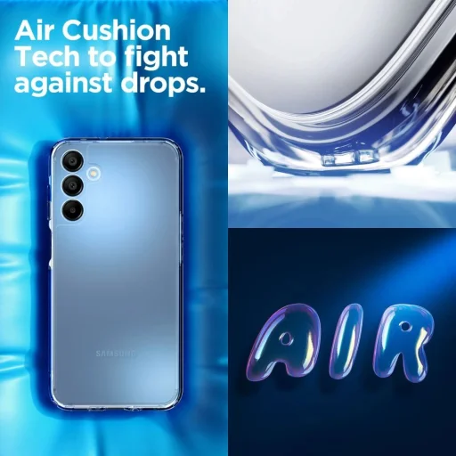 Spigen Ultra Hybrid tok Samsung Galaxy A15 4G / 5G - átlátszó - 13