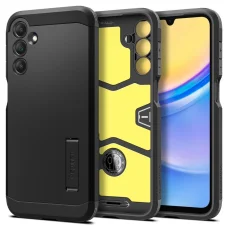 Spigen Rugged Armor puzdro pre Samsung Galaxy A15 4G / 5G - čierne
