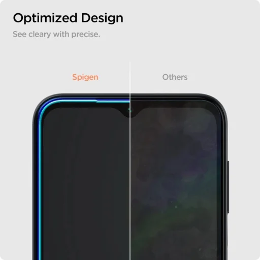 Spigen Glas.tR Slim edzett üveg Samsung Galaxy A15 4G / 5G / A25 5G - 2 darab, üvegfólia - 8