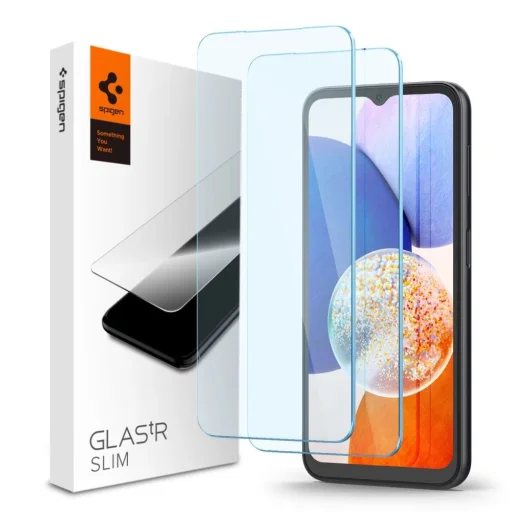 Spigen Glas.tR Slim edzett üveg Samsung Galaxy A15 4G / 5G / A25 5G - 2 darab, üvegfólia - 1