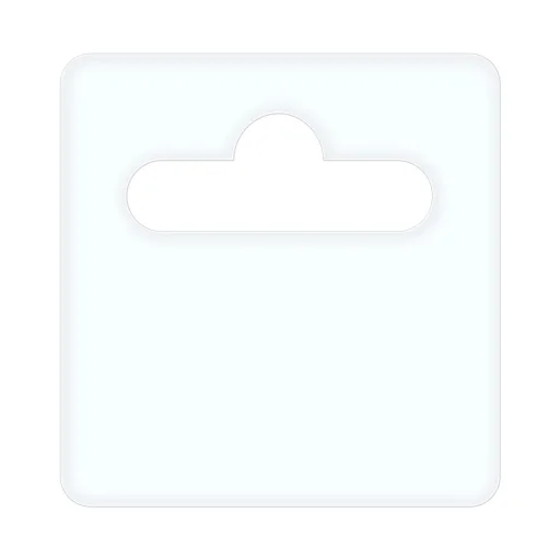 Euro függesztő 50x50 mm prémium gumiragasztóval 1000 db/tekercs (0.35 mm fólia) - 1